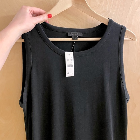 NWT J. Crew High Low Maxi Dress in Black. Sold out online! - Picture 6 of 10